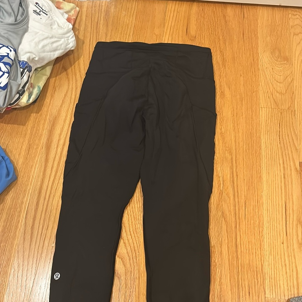 lulu black leggings